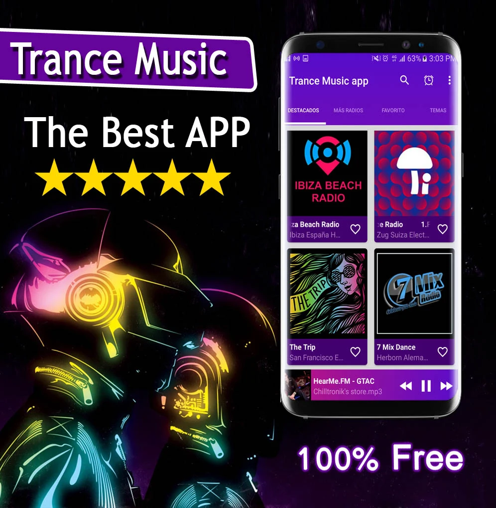 Trance Music app screenshot