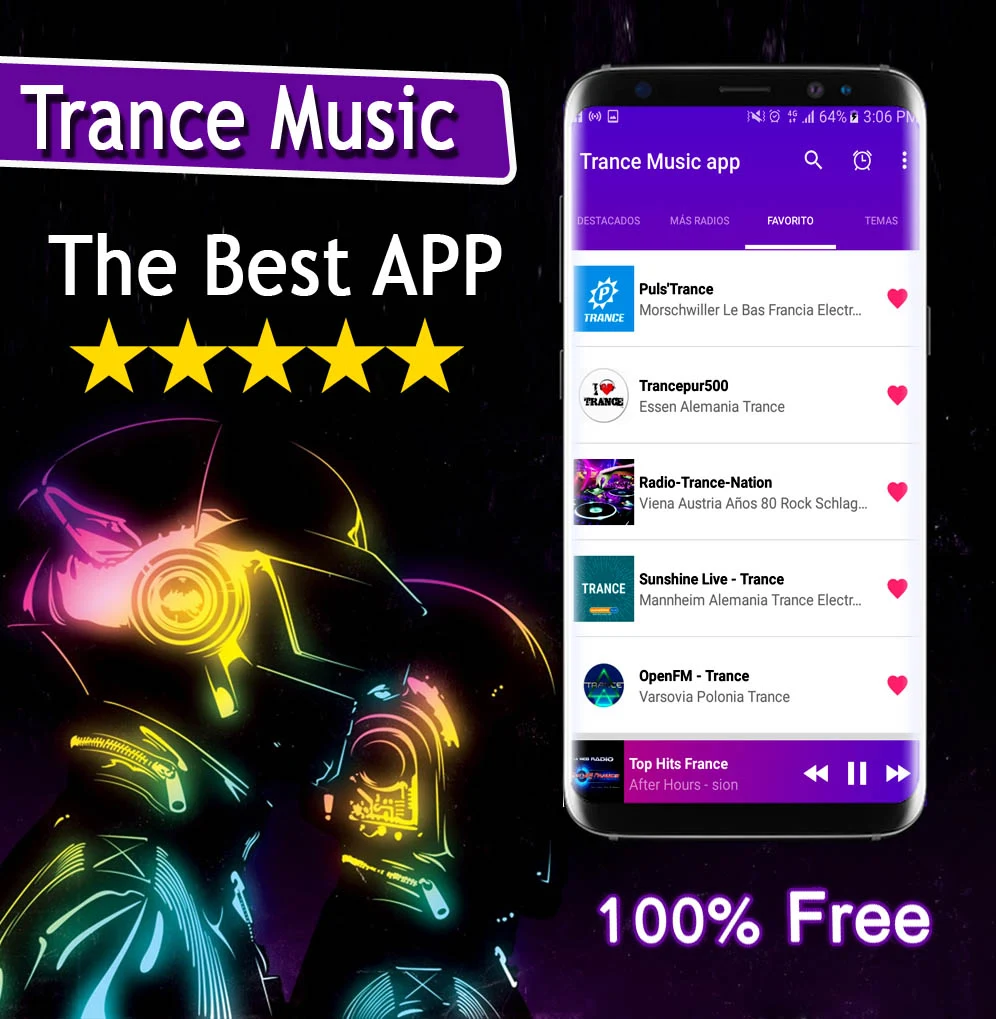 Trance Music app screenshot